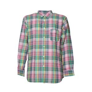 Comme Des Garçons Multi-Color Check Cotton Oversized Shirt - NWT